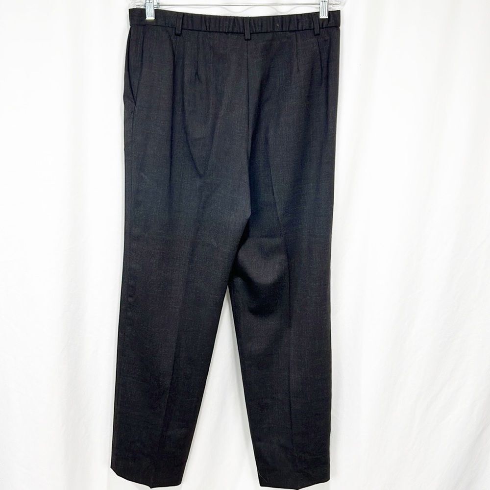 Pendleton Charcoal Gray Seasonless Wool Straight … - image 8